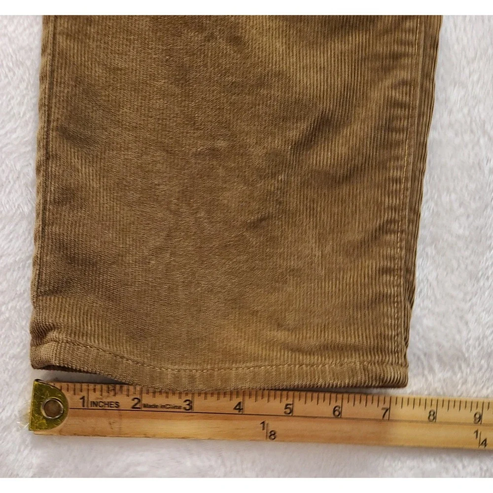 J. Crew 770 Straight Fit Corduroy Pants Men's 32x32 Brown Fine Wale 5-Pocket